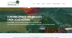 Desktop Screenshot of innovecontabil.com.br
